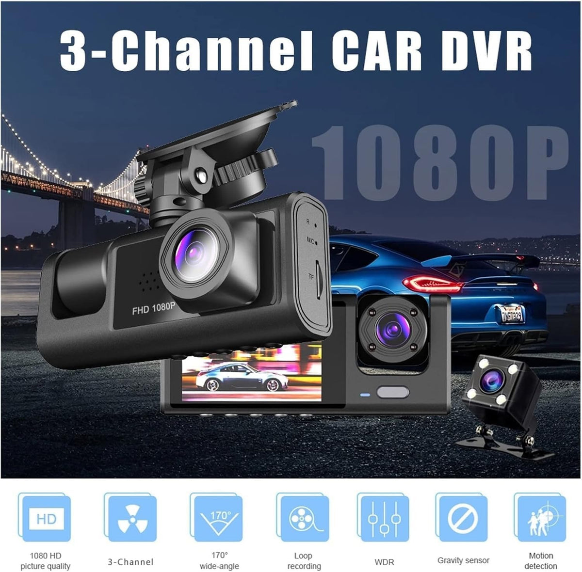 Dash Camera Full HD 1080P